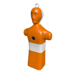 FOTITO.png STL file Lifesaving doll with or without key ring・3D printing idea to download