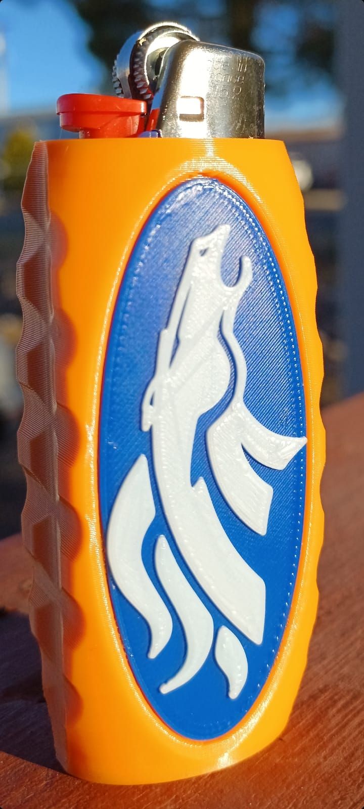 Download STL file Bic Lighter Case (BRONCOS) • 3D print model ・ Cults