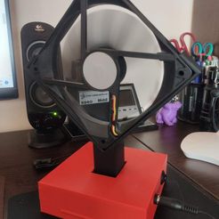 ventilator.jpg Free STL file Desk fan from 120mm PC fan・3D printer design to download, amihaita