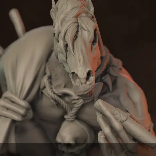 Tikbalang Creature 3D Print Statue 3D print model