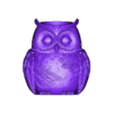 Sleepy Owl Decorative Figure (1).stl Sleepy Owl Decorative Figure – 3D Printable STL