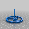 large_gear.png Mostly printed adjustable rotary tumbler