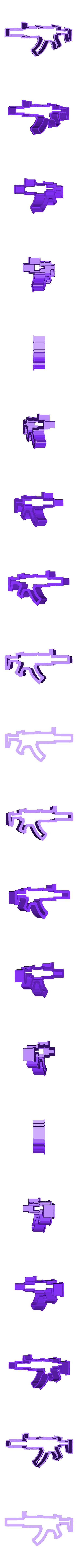 silenced smg.stl Ensemble de coupe-biscuits Fortnite