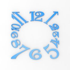 untitled.277.jpg STL file Clock Numbers・3D print design to download, svandalk
