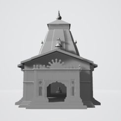 TE12.jpg Download free OBJ file kedarnath temple,india • 3D printing design, yash168