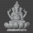 ganpati.jpg Ganpati with lotus base (Ganesh)