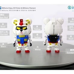 eb3320b694e6101028dd71d174b01052_preview_featured.jpg STL-Datei R-x86 Gundam Bear / 鋼彈熊 / 機動戦士ガンダム kostenlos・3D-Druck-Vorlage zum herunterladen