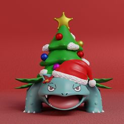 venusaur-xmas-render.jpg Pokemon - Venusaurus Weihnachten