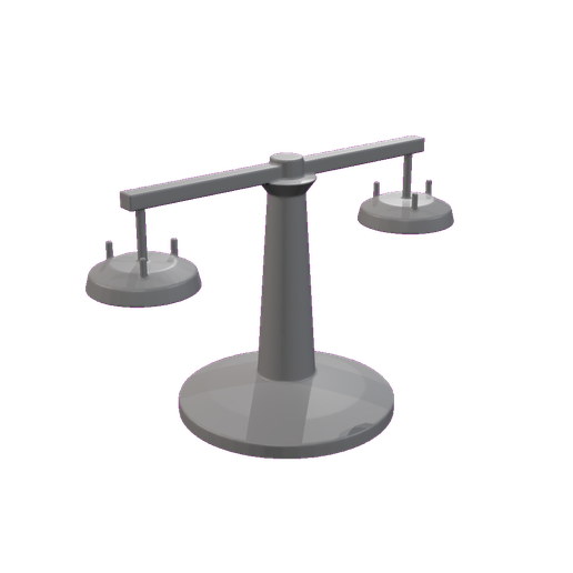 Ancient Merchant Balance Scale STL - Roman Equal-Arm Libra