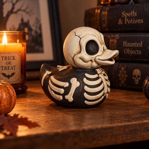 Skeleton Duck - Halloween Rubber Ducks Series