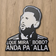 que-mira-bobo-2.png WALL PAINTING " MESSI " " WHO LOOKS' GOOFY ".
