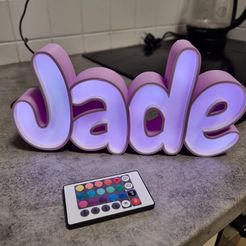 PERSONALISIERTE LED-LAMPE - VORNAME Jade