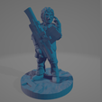 Missile-Agent.png STL file Special Agent With Rocket Launcher・3D printable model to download