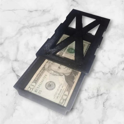 Screwable secret box for cash