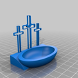Cross_Dish-2__Cut_2_.png The Three Calvary Crosses - Candle Holder and Dish