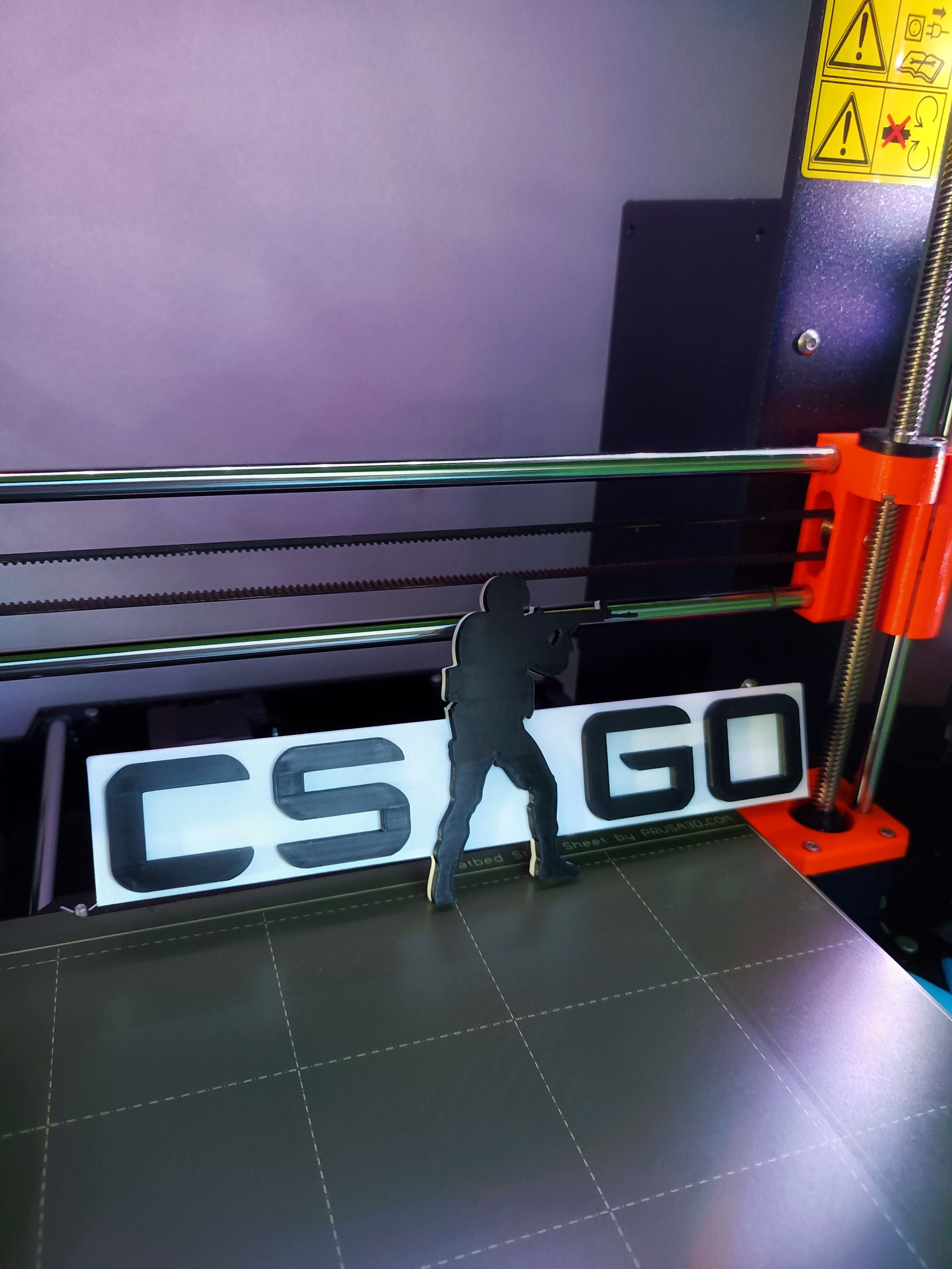 Download STL file CSGO Standing Multicolor Logo • 3D print object ・ Cults