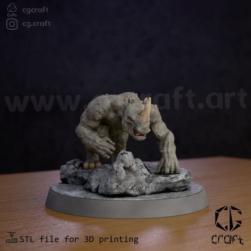 Mutant rhino 3D model