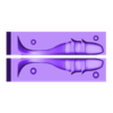 Poisson spécial.stl Fish shape soft lure mold