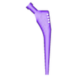 Vástago femoral.STL 🦾🦿 Set of 3D Models of Various Prostheses - Biomechanical Solutions for Study and Development