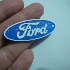 P1080929.JPG STL file Ford locksmith - Chaveiro Ford - keychain・3D print object to download