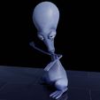 Preview2.jpg Roger From American Dad - 6 Poses 3D print model