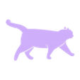Cat_8.stl DECORATION CAT 2D