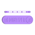 digitizer_back_plate.stl Makerbot Digitizer Back Name Plate