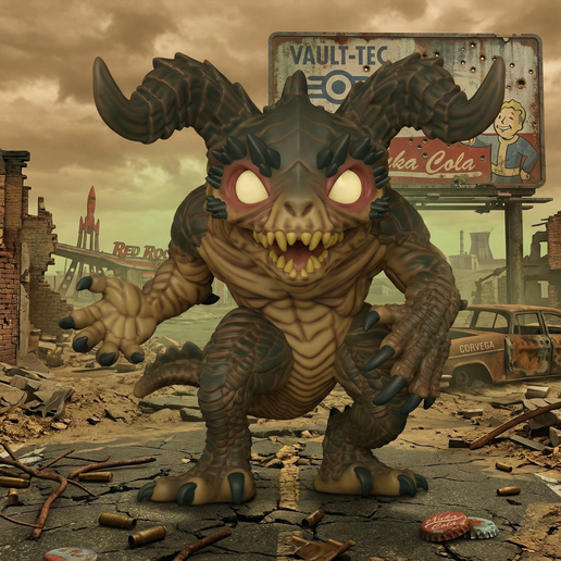 Deathclaw Fallout Art Toy - Funko Pop - Wasteland Monster 3D Printable