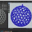 esfera_navidad_voronoid_en_blender.jpg Voronoi mesh sphere Christmas pendant
