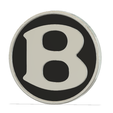 bentley-badge.png "BENTLEY" Wheel Centre / Hub Cap Badge For Scale Model Wheels