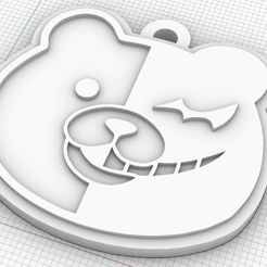 Captura-de-pantalla-2021-05-21-203901.png Archivo STL Llavero Monokuma・Diseño de impresora 3D para descargar