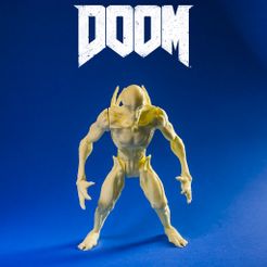 1.jpg STL file Doom 2016 Imp Articulated Print-in-Place・Model to download and 3D print, lacalavera