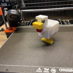 image1.jpg Archivo STL Pollo Minecraft・Modelo de impresora 3D para descargar
