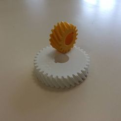 21616491_1736471329990100_5089159006773435052_n.jpg STL file Technical kit : Gears / key / circlips... (educational assembly)・3D printer model to download