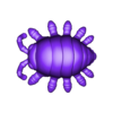 Pillbug_Smooth.stl Insetos de Jardim Guerreiros