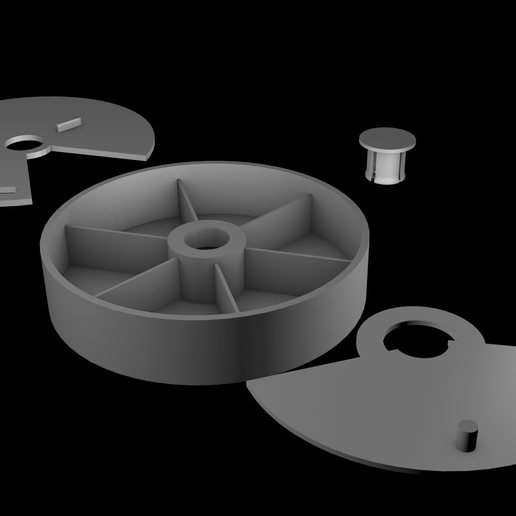 Pill dispenser 3D model