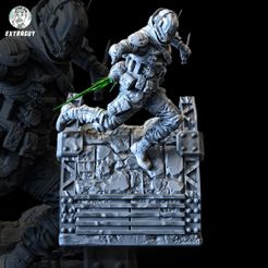 mcor_final_no_logo_05.jpg Fichier 3D Soldat de course au mur 100mm・Objet imprimable en 3D à télécharger
