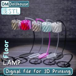 NEW_Floor_Lamp.jpg 1/12 scale dollhouse luxury miniature Floor Lamp - modern accessories & furniture