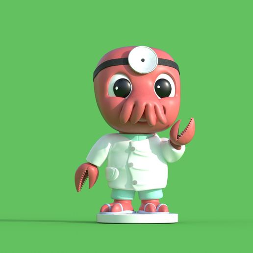 🗿 Zoidberg Kawatoy・ STL File for ・Cults
