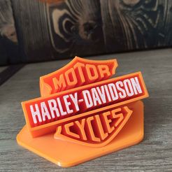 PSX_20230502_131130.jpg STL file Harley Davidson logo・3D printable model to download