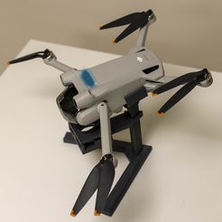 k1.jpg STL-Datei DJI Mini 3 und 2 Ständer mit Kühlung für Update・Modell für 3D-Drucker zum Herunterladen