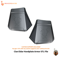 HANDPLATES-CLANELDAR2.png 3D file Clan Eldar Hand Armor・3D printing design to download