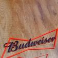 Snapchat-1257020538.jpg Budweiser Logo / beer sign / bar decor / Beer Logo Sign / Man cave / Wall decor / cake topper