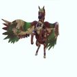 34.jpg HORSE HORSE PEGASUS HORSE DOWNLOAD Pegasus 3d model animated for blender-fbx-unity-maya-unreal-c4d-3ds max - 3D printing HORSE HORSE PEGASUS MILITARY MILITARY