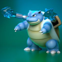 blastoise.jpg STL file Blastoise pokemon・3D print object to download