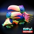 Flexi-Factory-Toucan_04.jpg Flexi Factory Toucan (con 3mf)