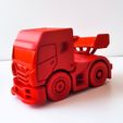 truck11.jpg Mechanical Racing Truck - print in place, no supports