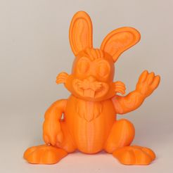 IMG_2199.jpg Free STL file Easter Bunny Friends: The Waving Bunny・3D print design to download