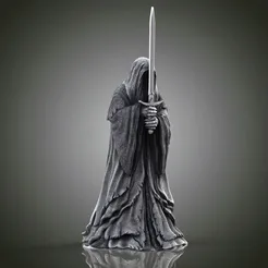 render.webp Free STL file LORD OF THE RING / NAZGUL / ACTION FIGURE / STL・3D printer design to download