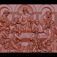 001.jpg CNC 3d Relief Model STL for Router 3 axis - The Last Supper